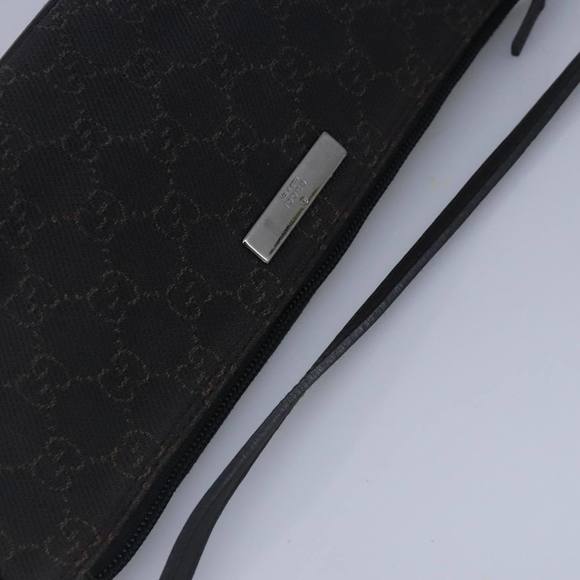 GUCCI GG Canvas Pouch Brown Silver 07198 Auth 98923 - Picture 6 of 16
